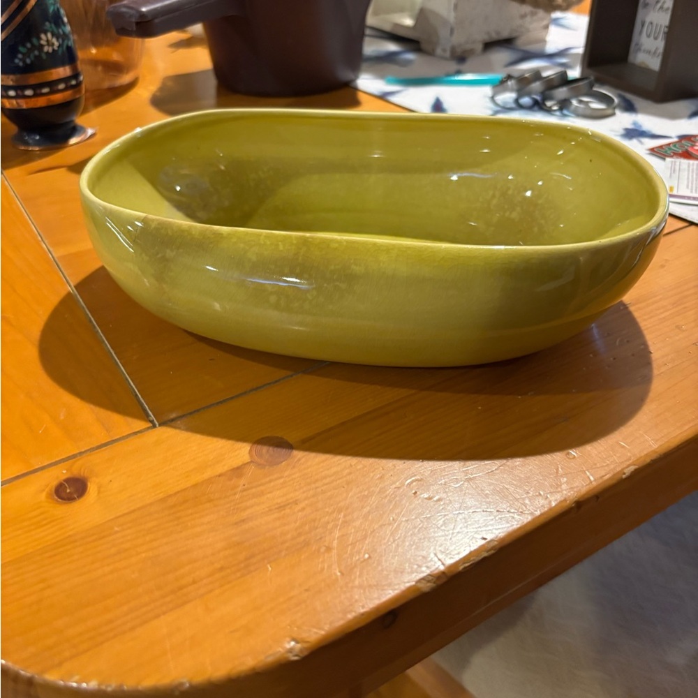 Russel Wright Pale Green Ceramic Dish